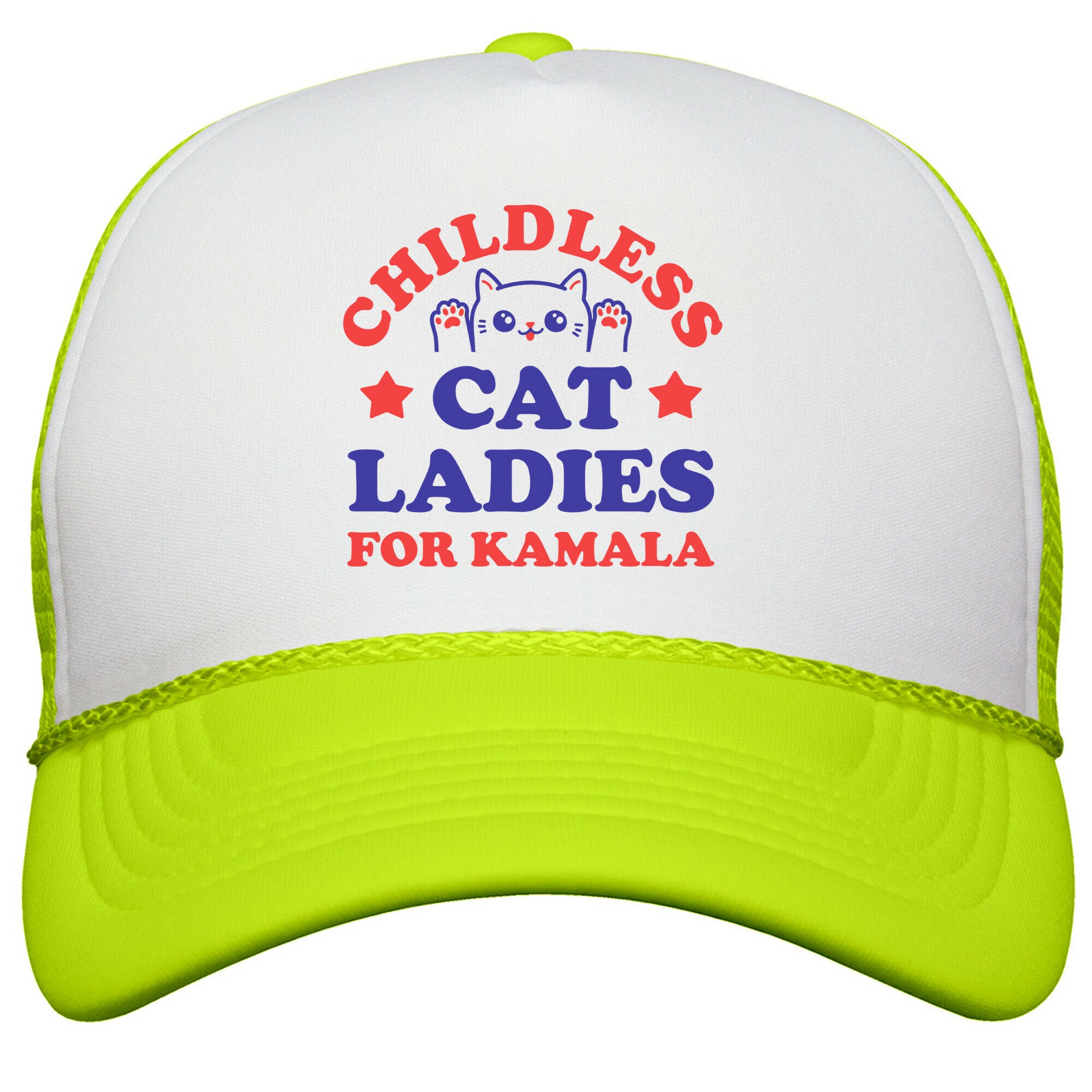 Childless Cat Ladies for Kamala Snapback Trucker Hat